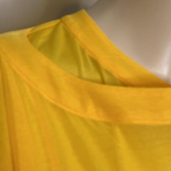 PROENZA SCHOULER SHEER DRESS WITH CAPE SLEEVES AND PLEATED SKIRT - Picture 4 of 13